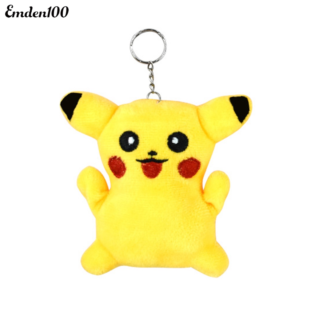 Móc Khóa Hình Pikachu Nhồi Bông Dễ Thương