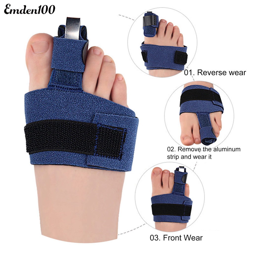 1 Bộ Băng Nẹp Ngón Chân Bằng Vải Mềm Mại Hỗ Trợ Giảm Đau Và Làm Thẳng Ngón Chân