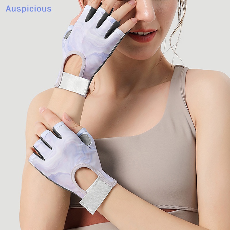 1 Đôi Găng Tay Thể Thao Nửa Ngón Chống Trượt Thoáng Khí