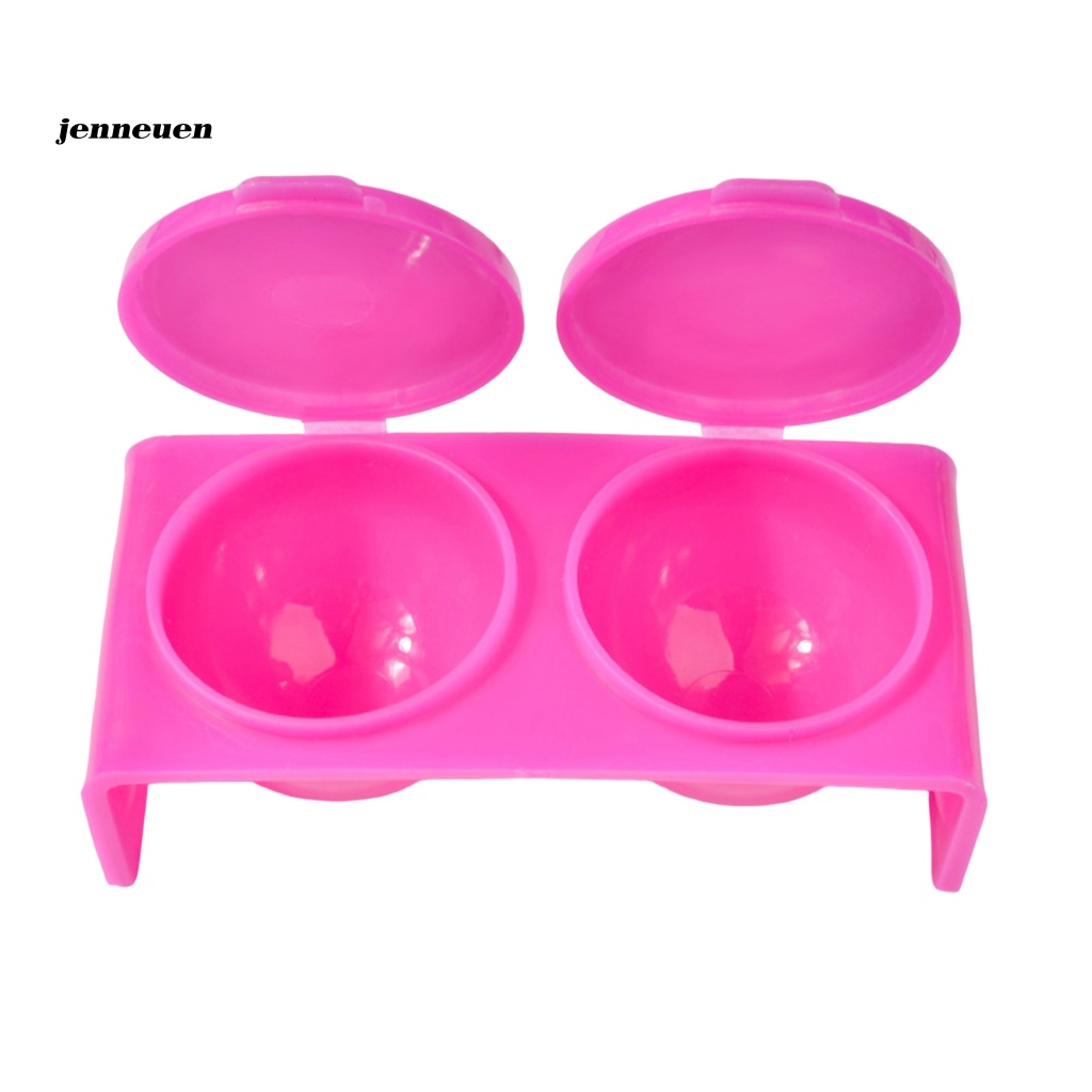 Set 2 Cốc Đựng Bột Làm Móng Tay Nghệ Thuật Có Nắp Đậy Tiện Dụng