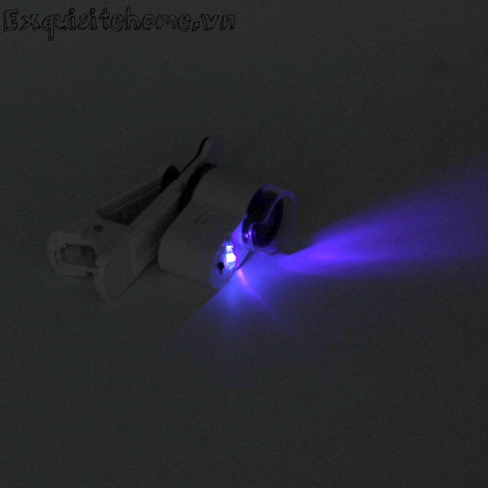 Kính Hiển Vi Mini LED UV Phóng Đại 45 Lần