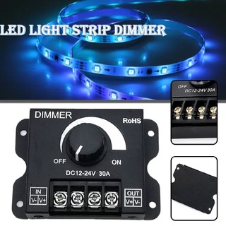12V/24V DC 30A LED PWM Dimmer Controller Dimming Controller for LED Strip Lights