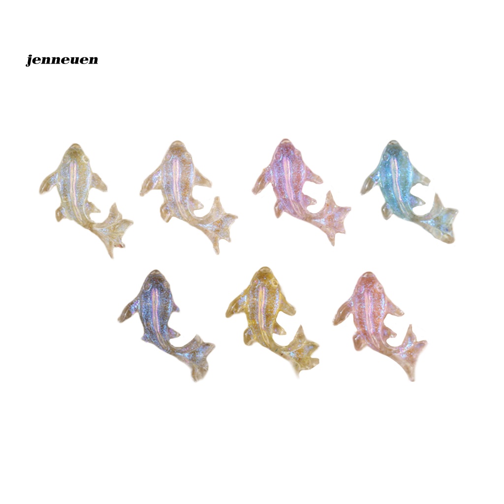 1 Hộp Phụ Kiện Trang Trí Móng Tay Hình Cá Vàng Độc Đáo