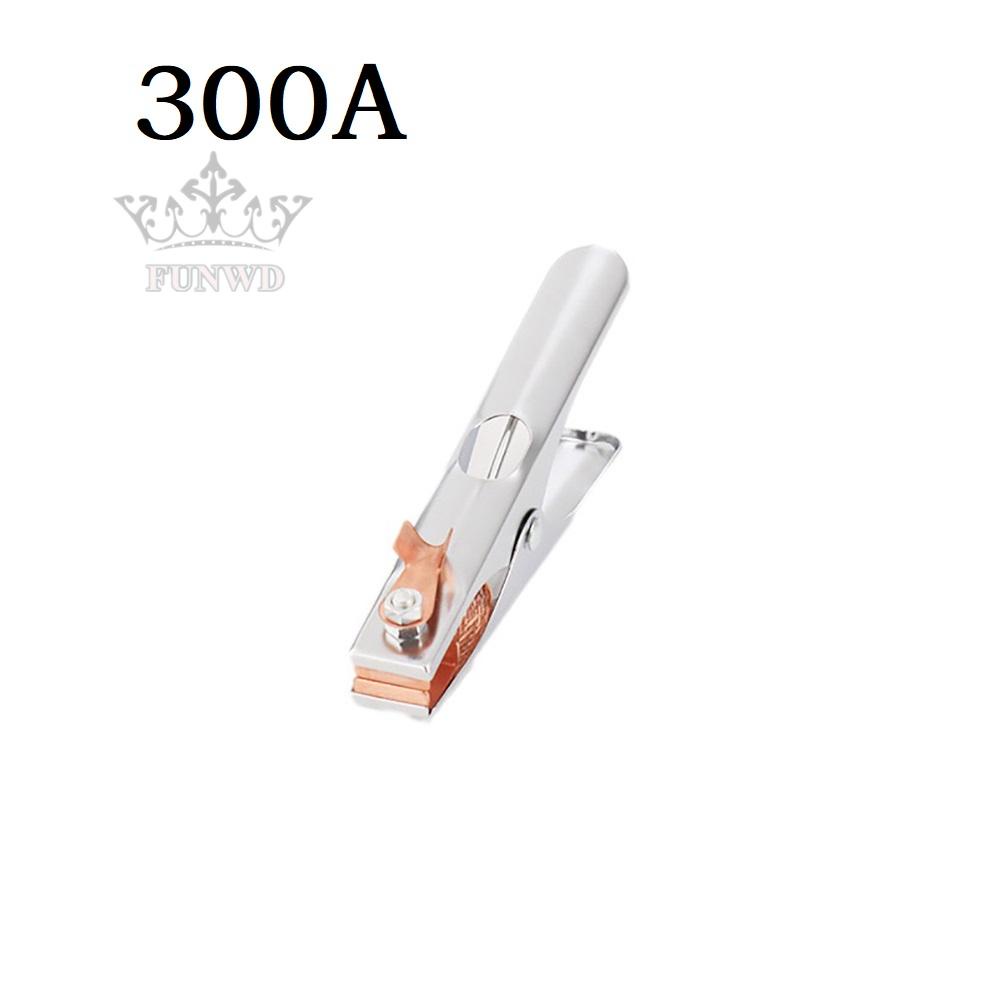 【FUNWD】Wire Clamp Clips Ground Clamps Iron Chrome Copper Tape Welding Practical