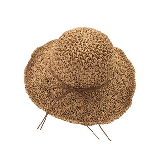 MŨ / NÓN CÓI ( ĐI BIỂN ) MỀM VINTAGE THẮT NƠ DA