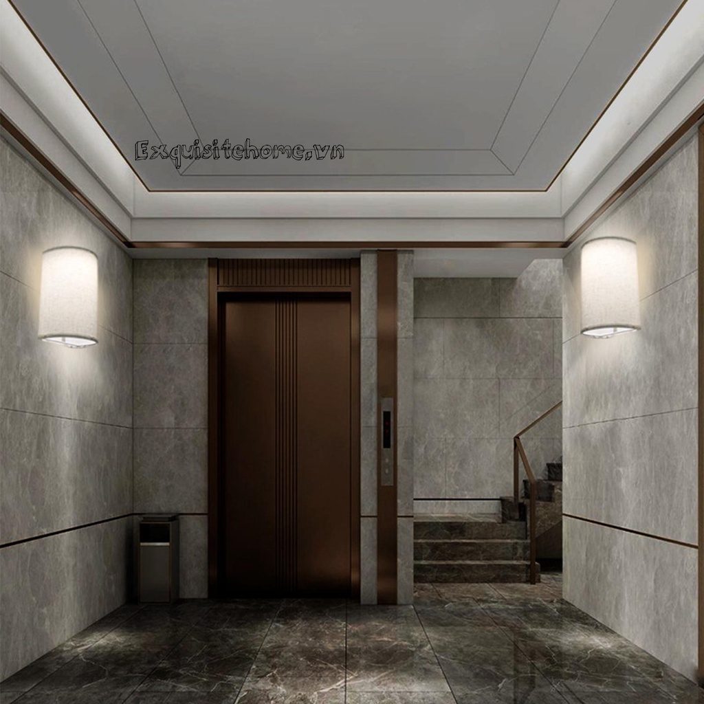 Set 2 Đèn LED Gắn Tường Trang Trí Nội Thất Kèm Điều Khiển Từ Xa