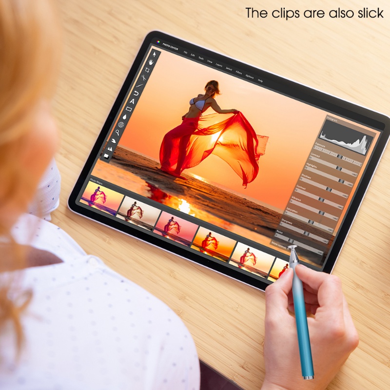 Bút Cảm Ứng Màn Hình Màu Gradient Độ Nhạy Cao Thông Dụng Sành Điệu Cho iPad Windows Android