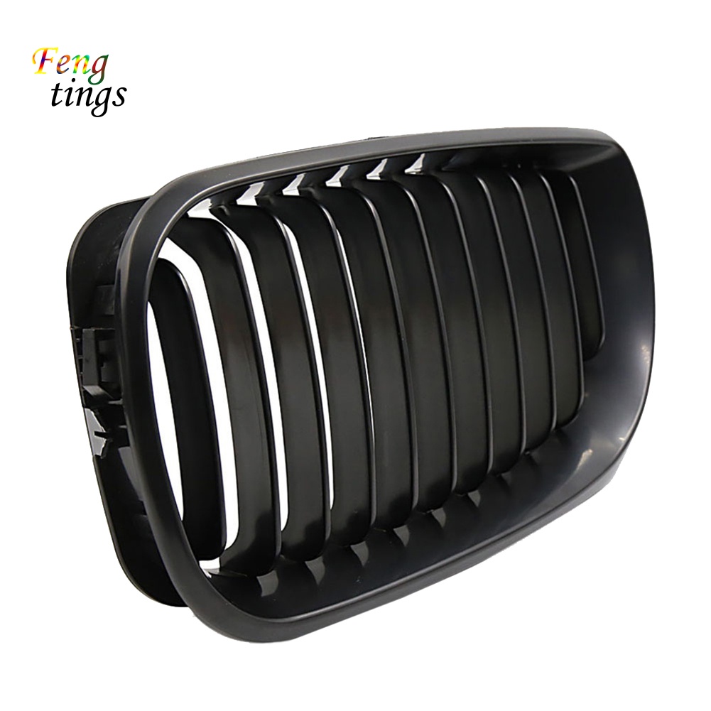 Set 2 Tấm Lưới Tản Nhiệt Phía Trước Cho 02-05 BMW E46 318i 320i 325i 328i 330i
