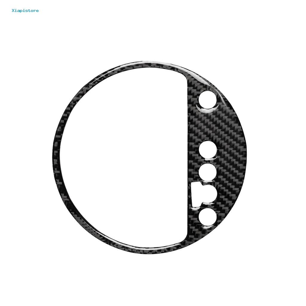 Miếng Dán Trang Trí Bảng Điều Khiển Cần Gạt Số Tự Dính In Họa Tiết Sợi Carbon Cho Audi TT 8N 8J MK123 TTRS 2008-2014