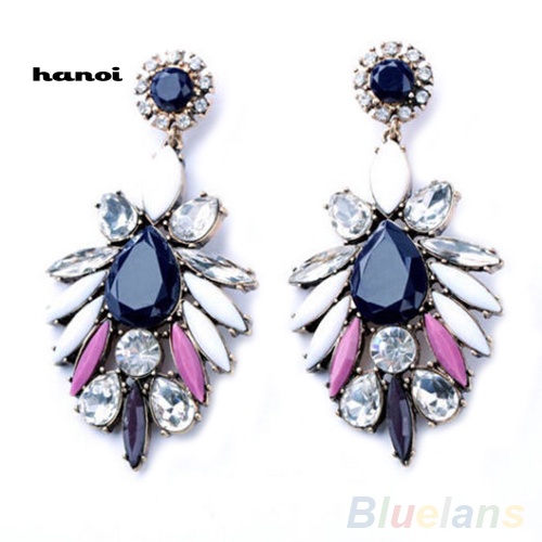 Khuyên Tai Đính Đá Lấp Lánh Thời Trang Nữ Tính