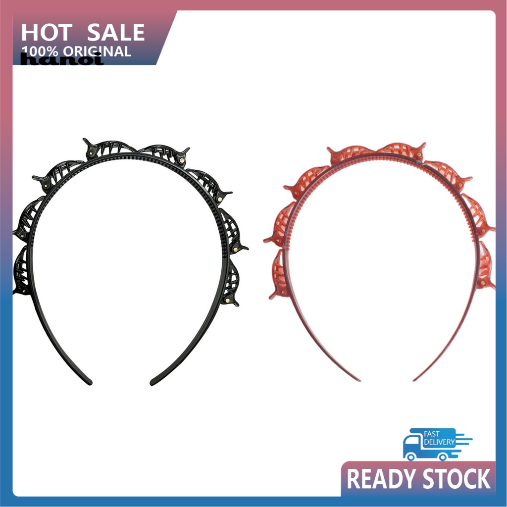 Kẹp Tóc Thiết Kế Hai Lớp Chống Trượt Thời Trang Cho Nữ