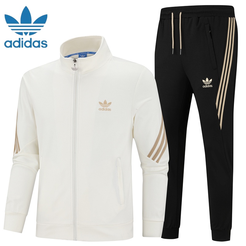 Bộ Đồ Thể Thao Dài Tay Thêu Logo Adidas Cá Tính Dành Cho Nam Và Nữ