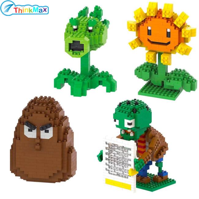 Bộ Đồ Chơi Lắp Ráp Plants VS Zombies Hoạt Hình Vui Nhộn Cho Bé