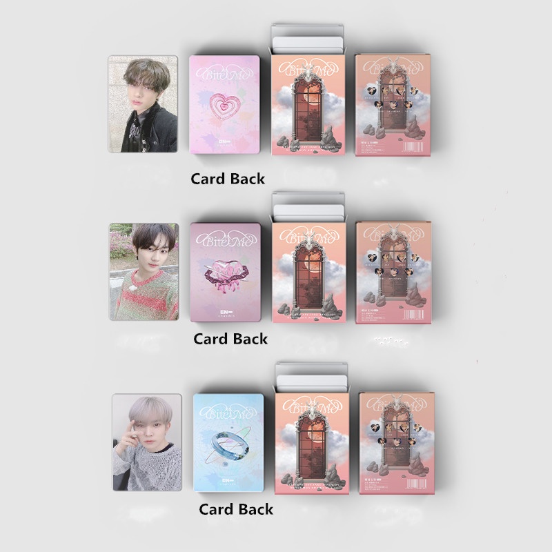 ENHYPEN Card Set 50 Tấm Thẻ Ảnh Kpop Laser Lomo Card Hình Nhóm Nhạc