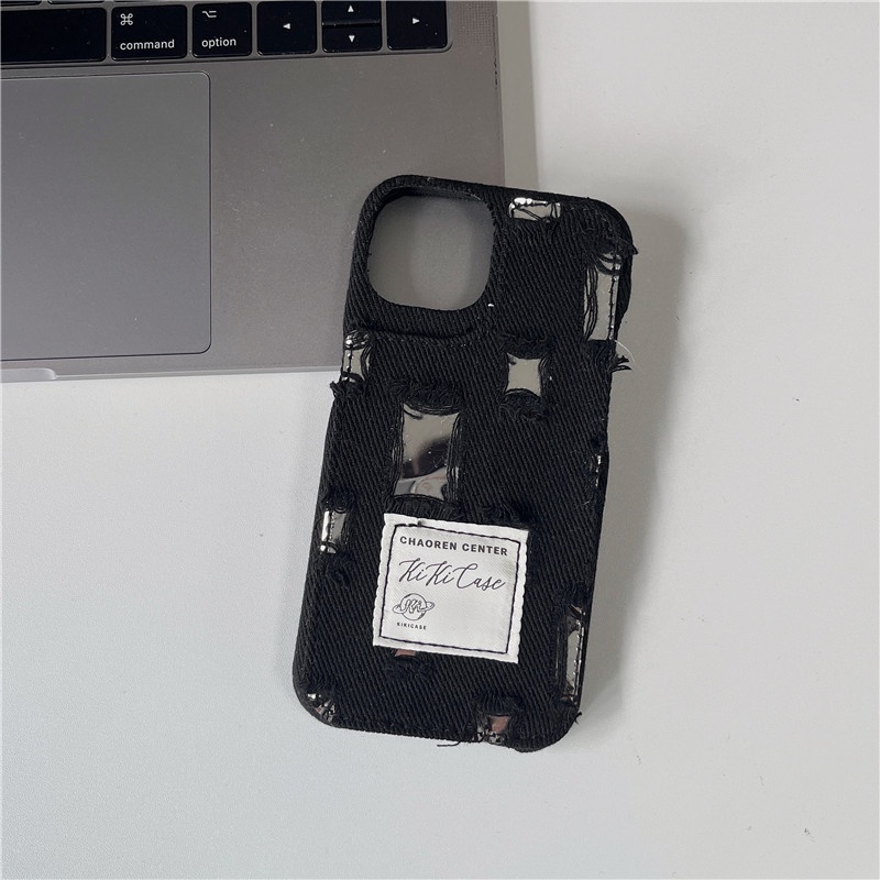 Hoạt Hình Ốp Điện Thoại Họa Tiết denim Cho iphone15 15pro 15promax 14promax 14 14pro 13 13pro 13promax 12 12pro 12promax 11