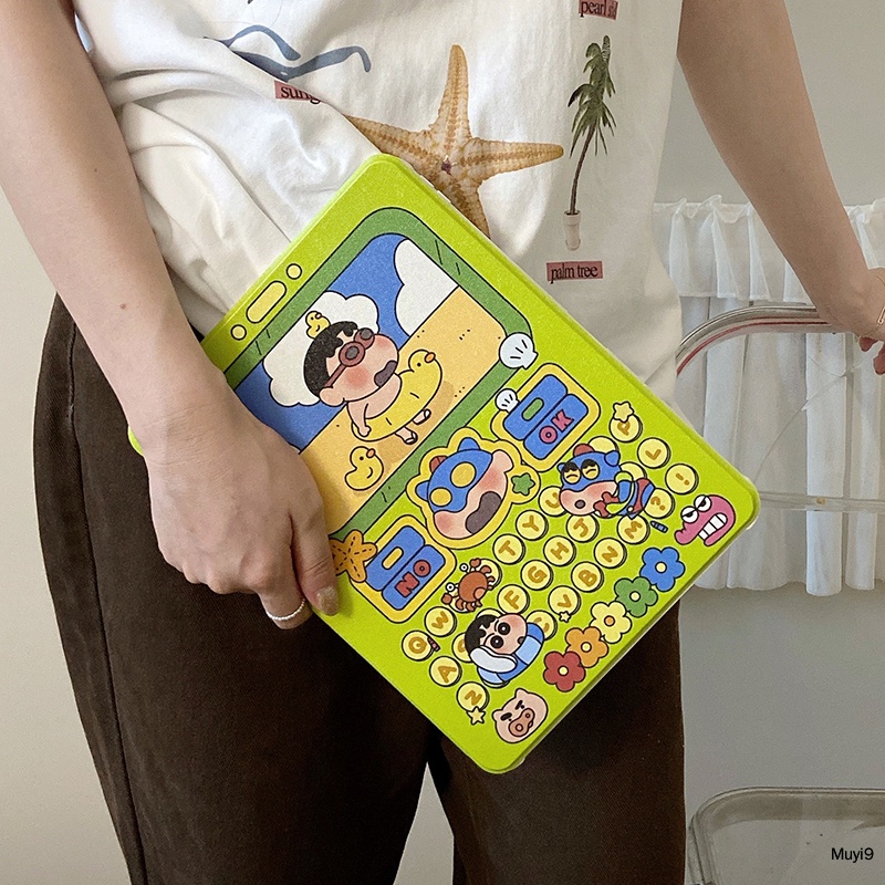 Bao Da Máy Tính Bảng In Hình Shin-chan Thời Trang Cho Ipad 10.2 Ipad 10Th Mini 6 Ipad 9.7 Air 10.9 Pro 11 / Ipad 12.9 Ipad 9Th Ốp