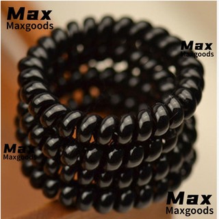 Bộ 5 Dây Cột Tóc Lò Xo Màu Đen