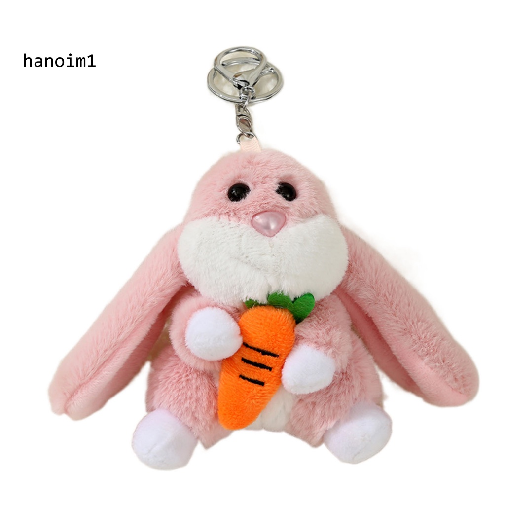 Móc Khóa Hình Thỏ Con Bằng Cotton PP Dễ Thương Cho Bé