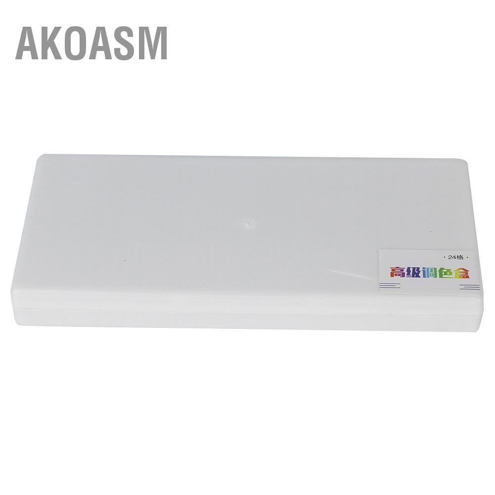 Khay đựng màu nước / bột màu sơn dầu acrylic, Bảng màu trộn hộp sơn sắc tố hình vuông AKOASM