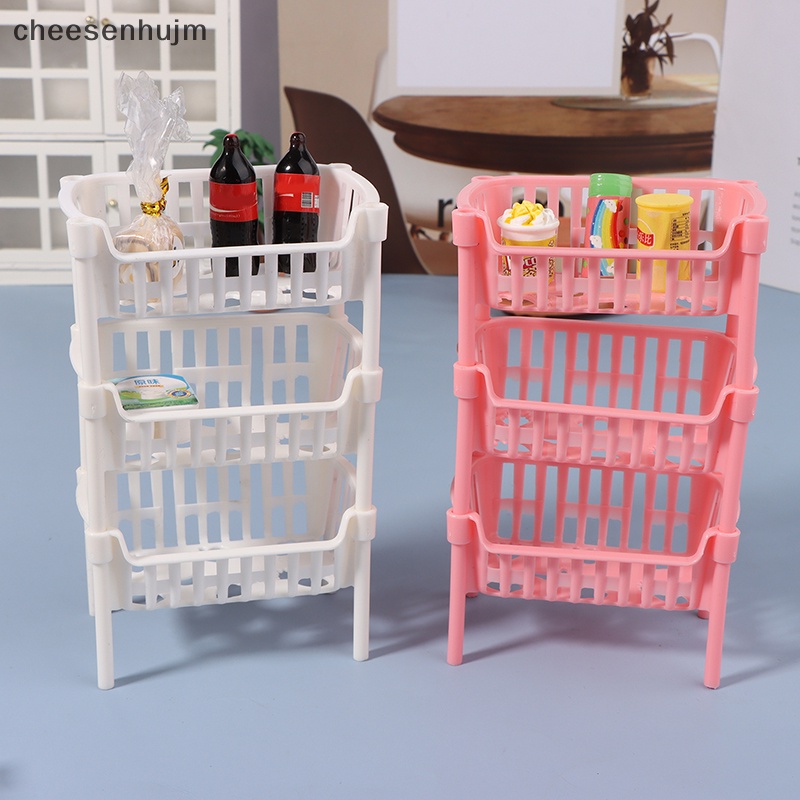 Giỏ Đựng Trái Cây Mini Tỉ Lệ 1 / 12 Trang Trí Nhà Búp Bê