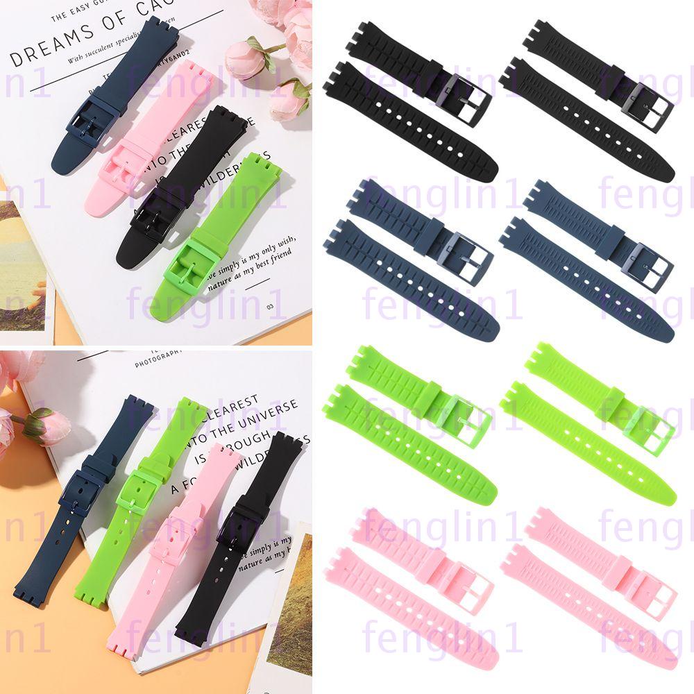 Vòng Đeo Tay Cao Su Silicone Cho Đồng Hồ Swatch