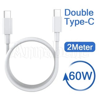 Dây cáp sạc nhanh 60w 3a hai đầu type c sang usb c cho điện thoại android