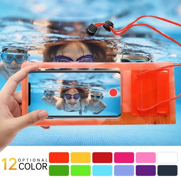 Túi Đựng Điện Thoại Chống Thấm Nước Thông Dụng Cho iPhone 13 X XS Max 8 7 Samsung S10 Xiaomi