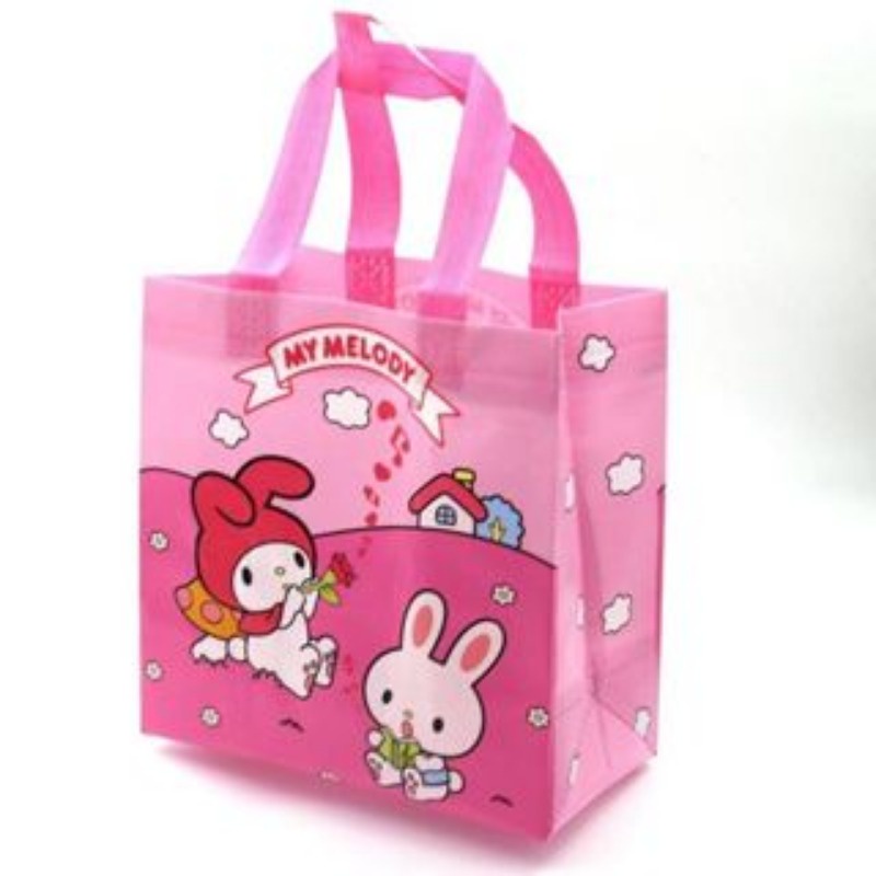 Kawaii Túi Vải canvas Đeo Vai Đi Mua Sắm In Hình sanrio Hoạt Hình Dễ Thương Làm Quà Tặng Cho Học Sinh