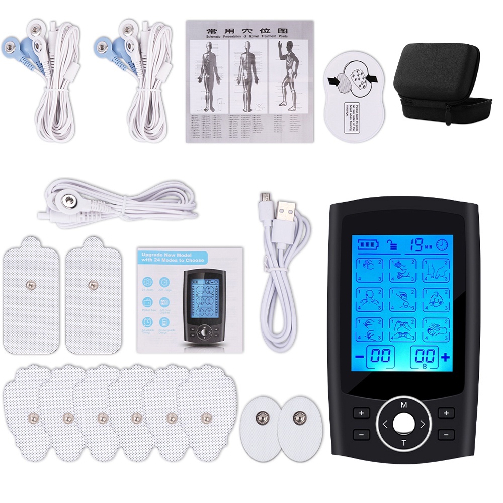 Máy Mát Xa Lưng Chạy Điện EMS 36 Chế Độ