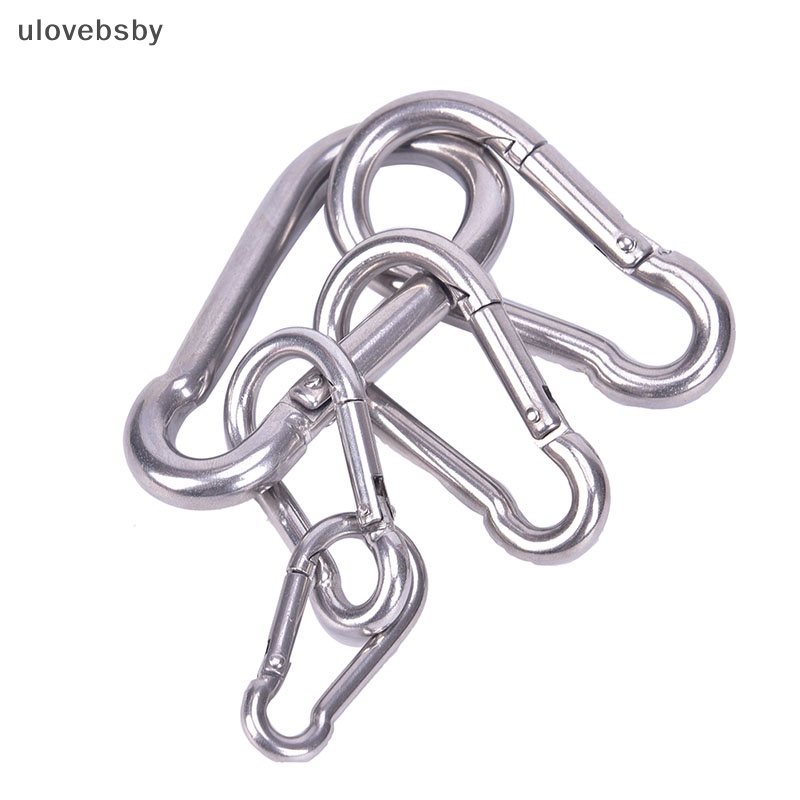 Móc Khóa Carabiner Bằng Thép Không Gỉ 304 Nhanh Chóng Tiện Lợi