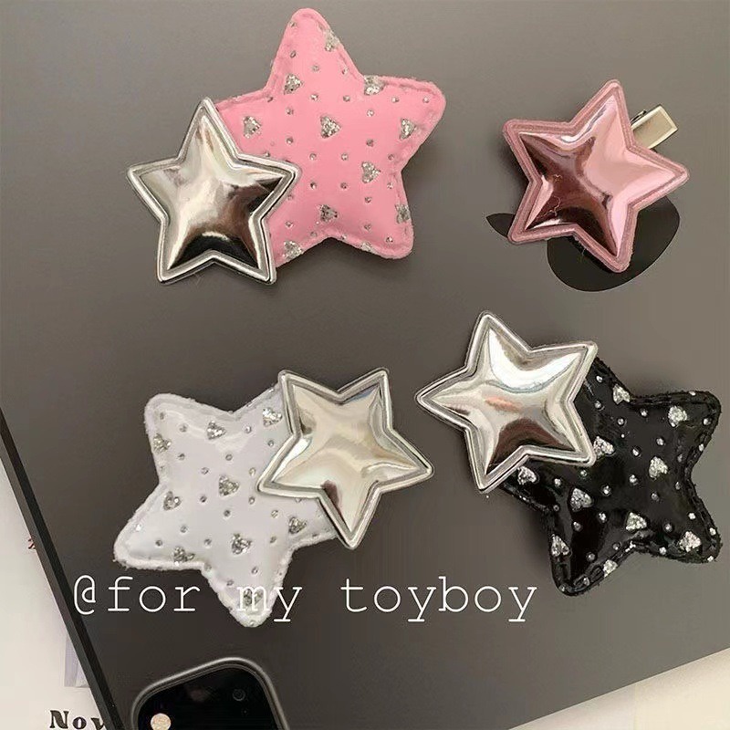 Kẹp TóC HìNh Ngôi Sao ĐíNh Kim Cương Giả ThờI Trang Cho Nữ Y2k