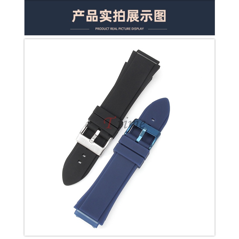 Dây Đeo Silicone 22mm Thay Thế Cho Đồng Hồ Nam GUESS Gayles W0247G3 W0040G3 W0040G7