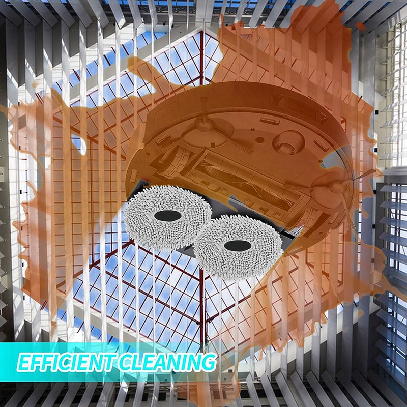 8 gói miếng lau cho dreame l10s ultra, miếng lau có thể giặt được bộ phụ kiện thay thế cho dreame l10 ultra / l10s pro / l10s ultra robot vacuum