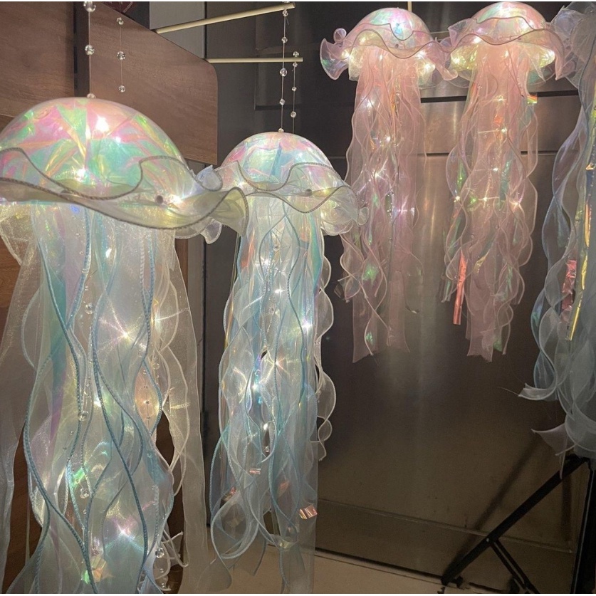 Lồng Đèn Hình Sứa Biển Sáng Tạo Trang Trí Nội Thất