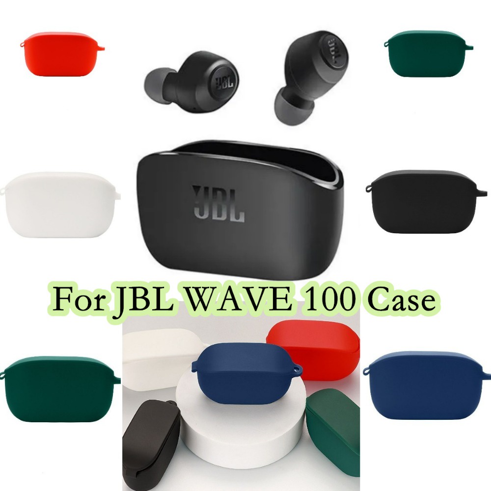 Hàng Có Sẵn! Hàng Có Sẵn! Vỏ Bảo Vệ Hộp Sạc Tai Nghe JBL Wave 100 100 TWS Màu Trơn Đơn Giản