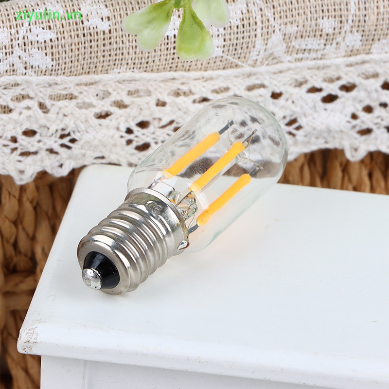 Bóng đèn led có thể điều chỉnh độ sáng ziyulin 1pc t20 2w e12 e14 đèn led hình ống mini đèn ngủ vn