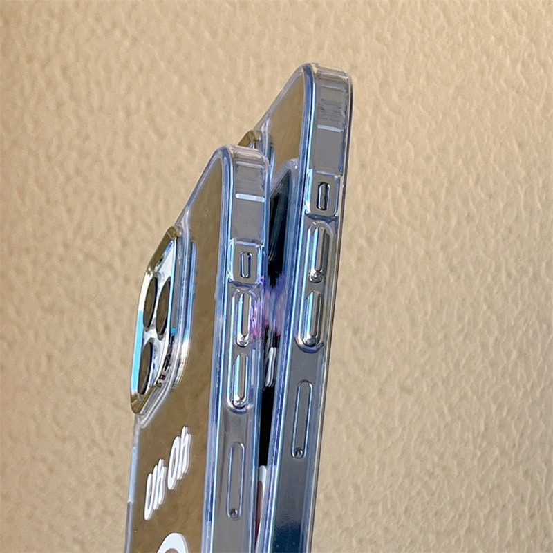 Ốp Điện Thoại Hình Chó Mèo Tráng Gương Cho iPhone 14 13 12 11 Pro Max XR IX