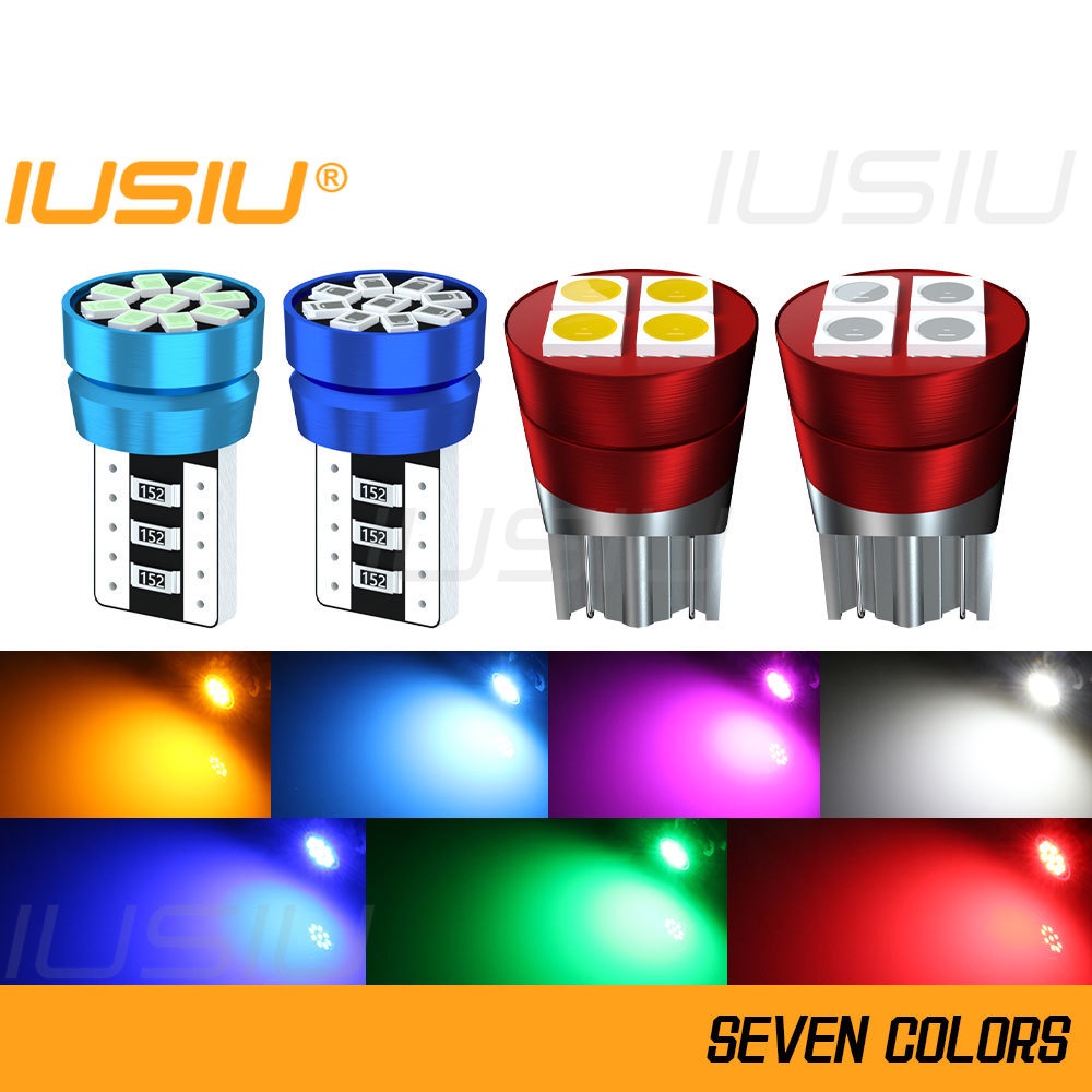 Đèn LED T10 Siêu Ngắn Siêu Sáng 194 168 Gắn Biển Số Xe Hơi / Xe Máy