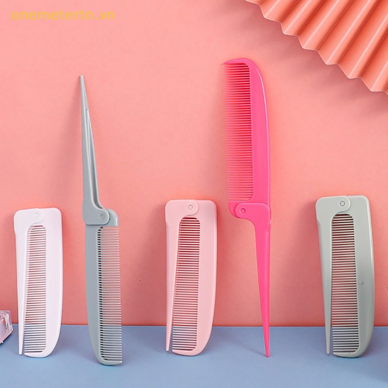 Onemetertn lược gấp tóc đầu máy mát xa đầu nhọn đuôi tóc bàn chải nhuộm tóc salon vn