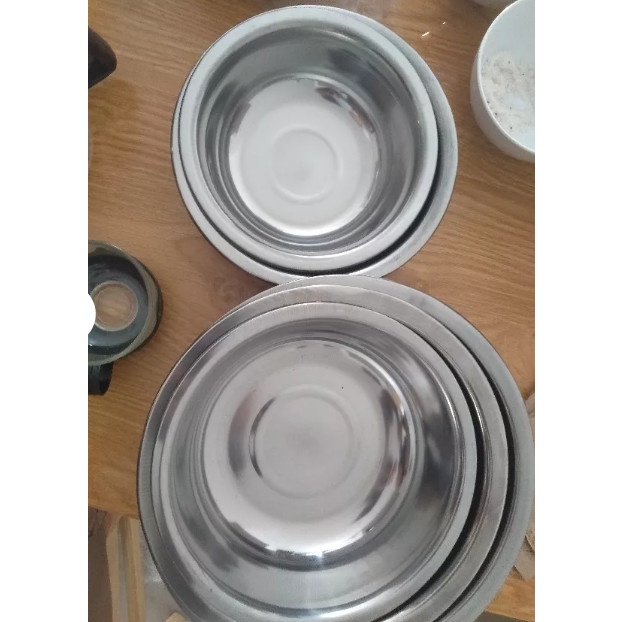 SÉT 5 MÓN RỔ KÈM THAU INOX CAO CẤP, RỔ INOX, RỔ RAU, CHẬU INOX ĐA NĂNG