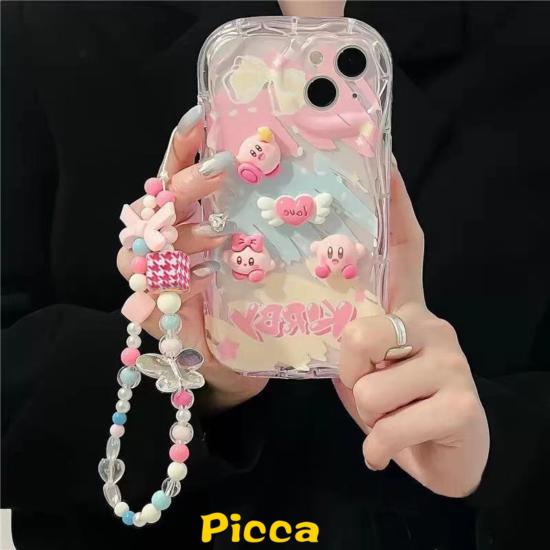 Ốp Điện Thoại Mềm Hình Búp Bê kirby 3d Cho iphone 15 7 8 plus 15 11 13 12 14 pro max 6 6s x xs max se 7plus xr 3d