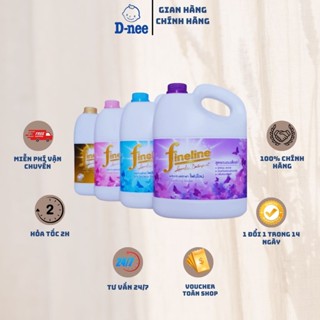 (TRỢ GIÁ) Nước Giặt Fineline Thái Lan Can 3000ml- Nước giặt xả quần áo chính hãng Công ty Đại Thịnh.