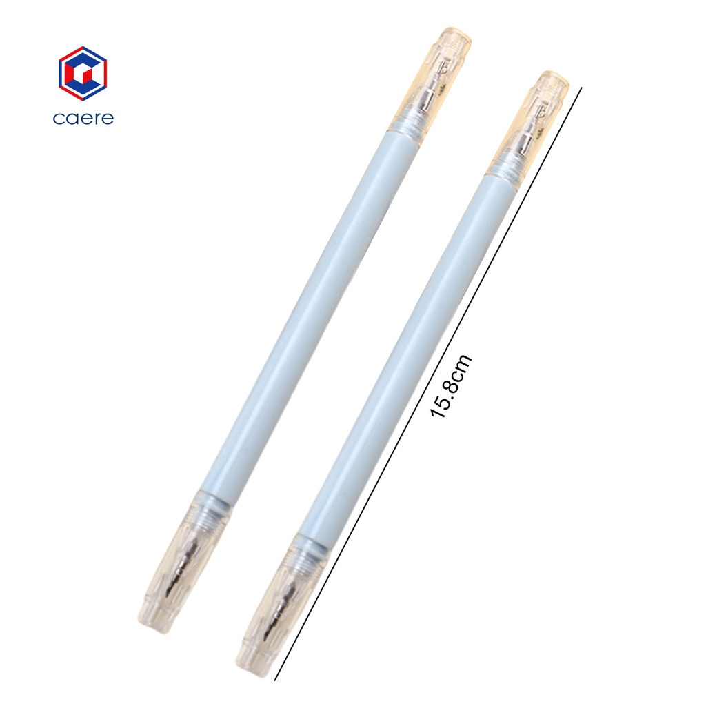 Caeae 2 cái / bộ bút cắt giấy double-head 0.5mm nib sharp tungsten steel multi-colors diy văn phòng phẩm giấy nghệ thuật sổ lưu niệm thủ công máy cắt đồ dùng học sinh