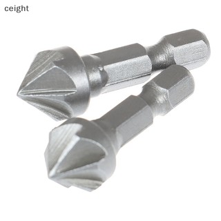 [ceight] 6 flute countersink drill bit chamfer cutg công cụ chế biến gỗ hexagon handle vn