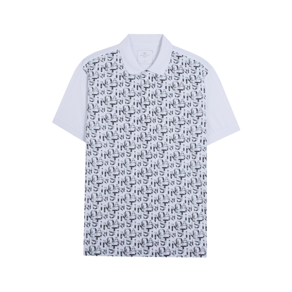 Áo polo ngắn tay ARISTINO phom Regular Fit, họa tiết in độc đáo, trẻ trung - APS158S3