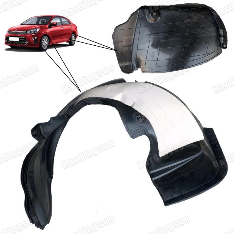FENDER Tấm chắn bùn bên trong cho xe kia soluto bánh trước / sau pegas tấm chắn bùn bên trong 2019 2019 2019 phụ kiện xe hơi