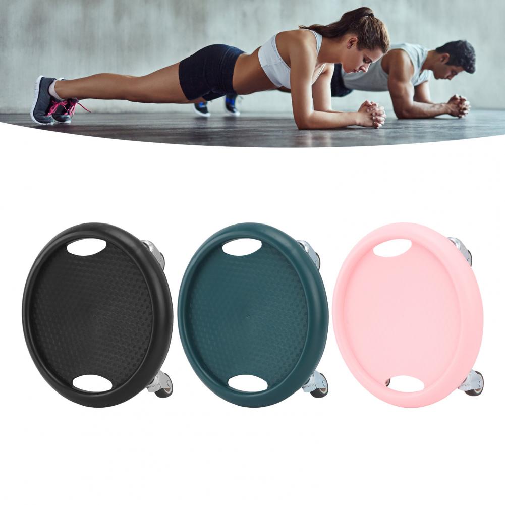 Tập Bụng Ván Trượt Bánh Xe 4 Con Lăn Xoay 360 Độ Êm Chịu Tải Nặng Đĩa RisingGirl