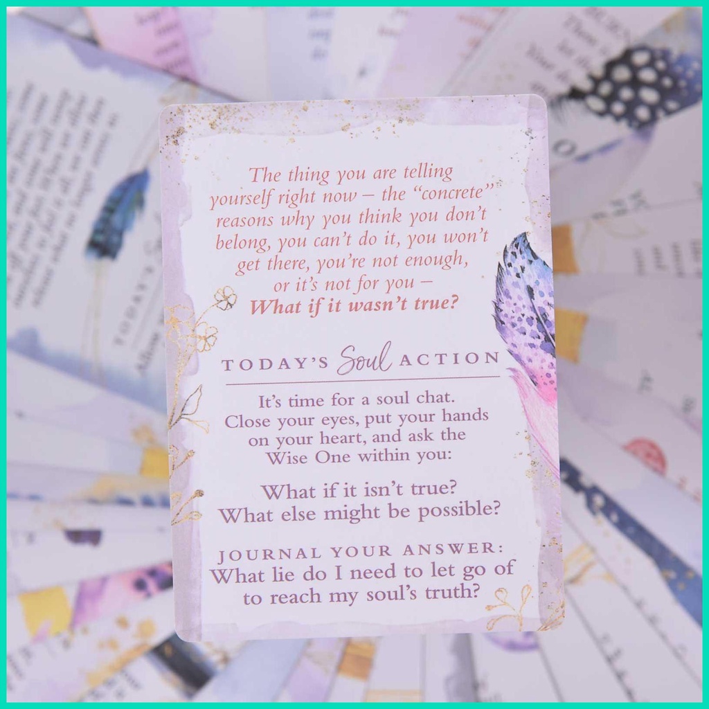 Soul truth self awareness card deck new tarot cards cho người mới bắt đầu với guidebook card game board game tinh tế hjuvn