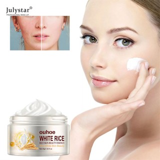 Kem dưỡng da mặt White Rice Falling Fine Grains Kem làm săn chắc lỗ chân lông Trị mụn Dưỡng trắng da Chống lão hóa Iight Lines, Hydrating And Whitening JULYSTAR