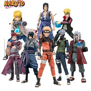 Shf naruto kakashi itachi sasuke uchiha gaara namikaze minato sh figuarts hành động hình mô hình búp bê